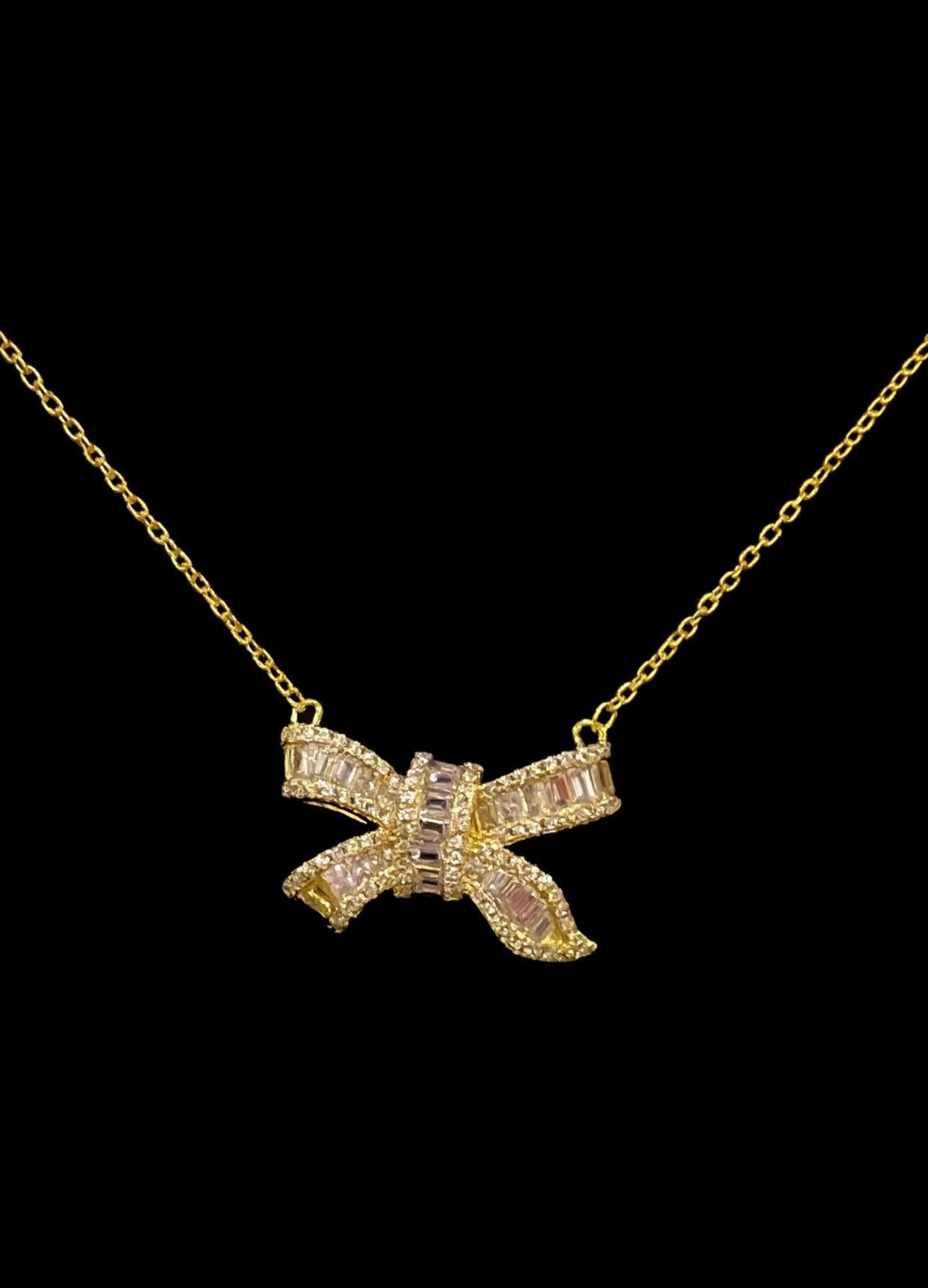 Elegant rosett-halsband