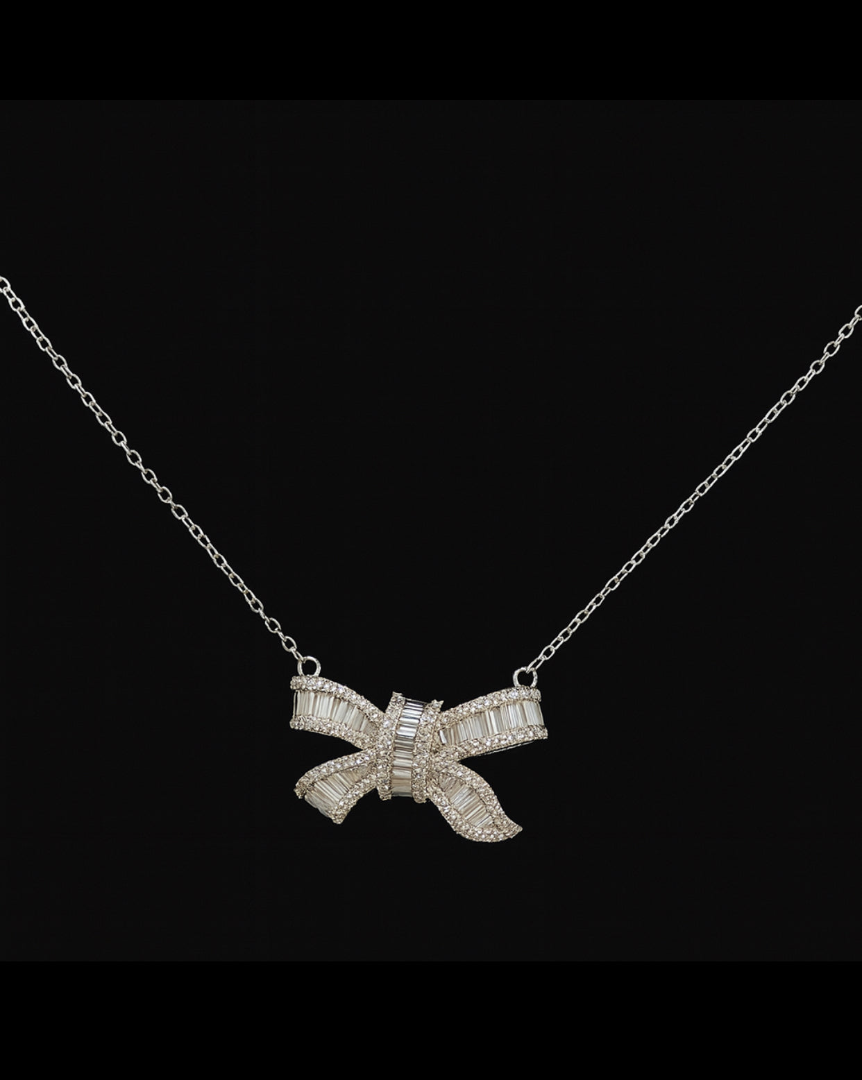 Elegant rosett-halsband