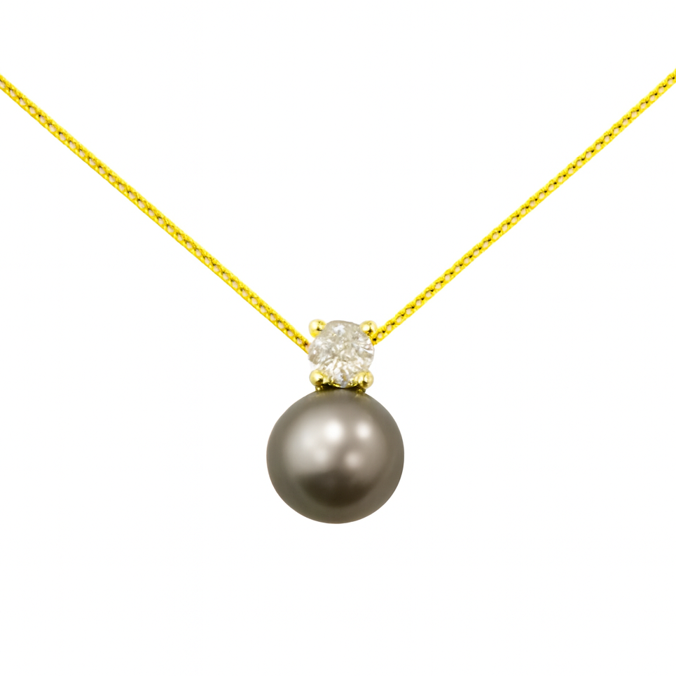 Midnight Pearl halsband