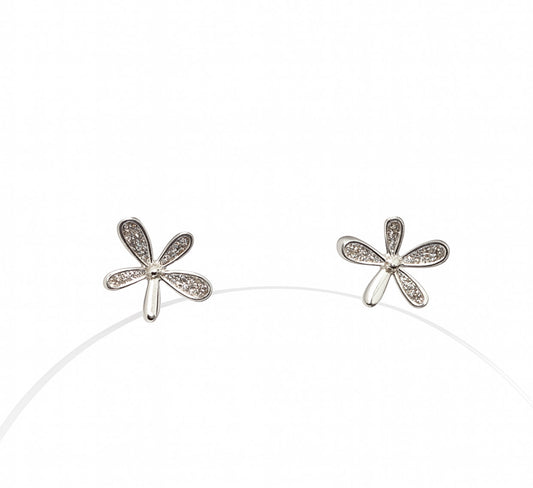 Silver Blossom Studs