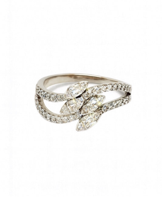 The Frosted Harmony Ring