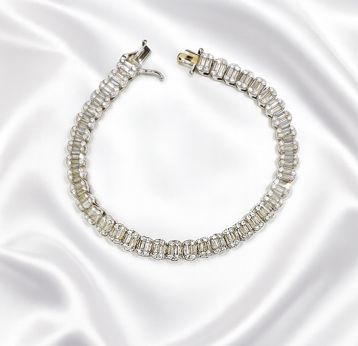 The Moonlit Baguette Bracelet