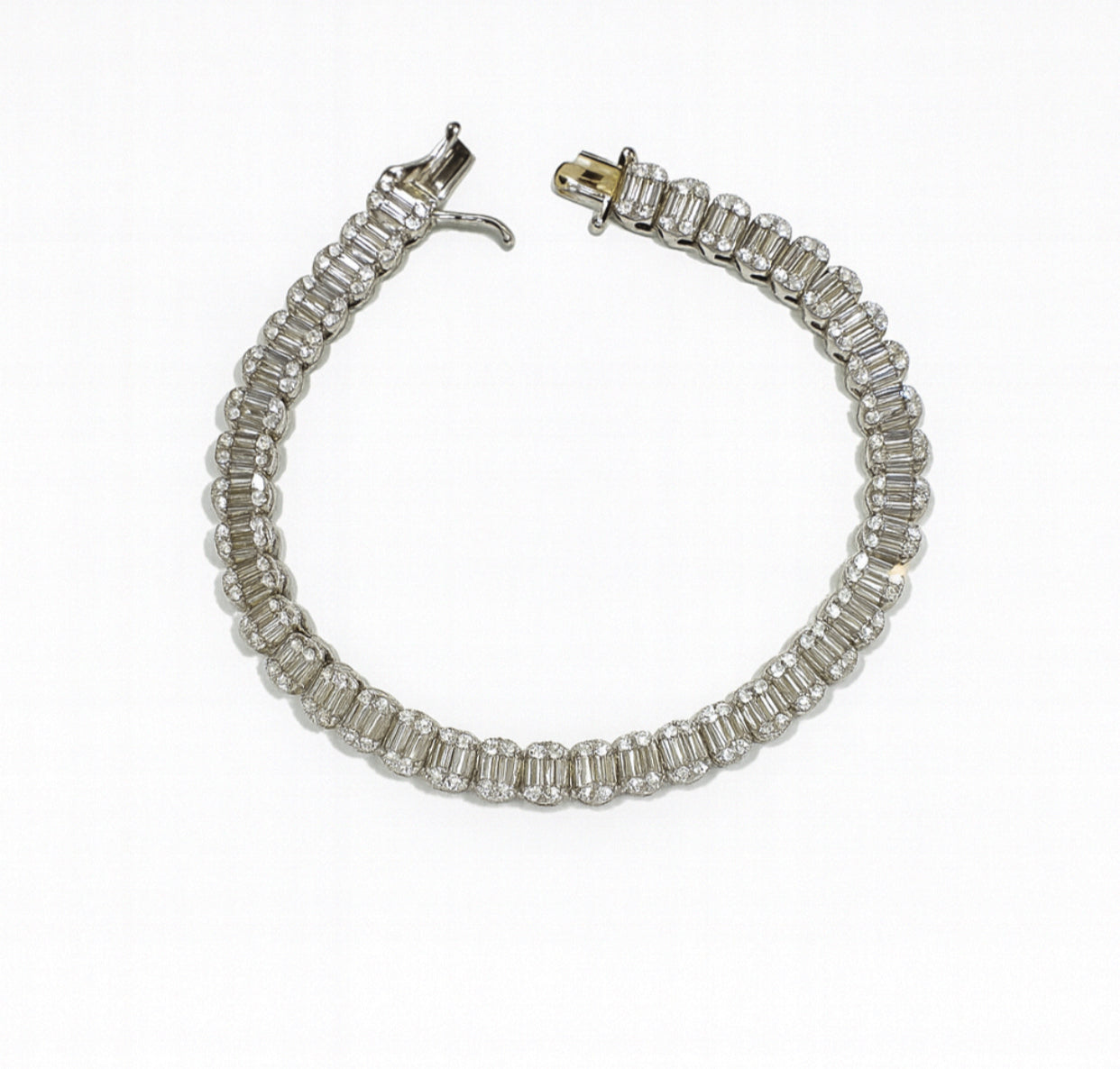 The Moonlit Baguette Bracelet