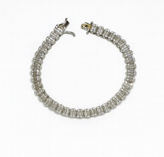 The Moonlit Baguette Bracelet