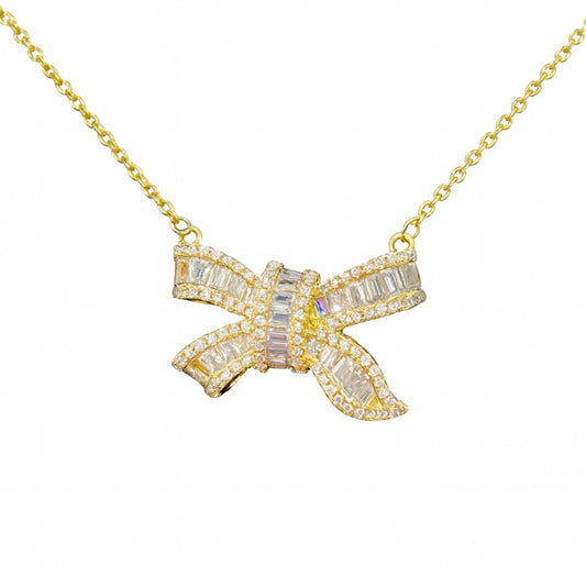 Elegant rosett-halsband