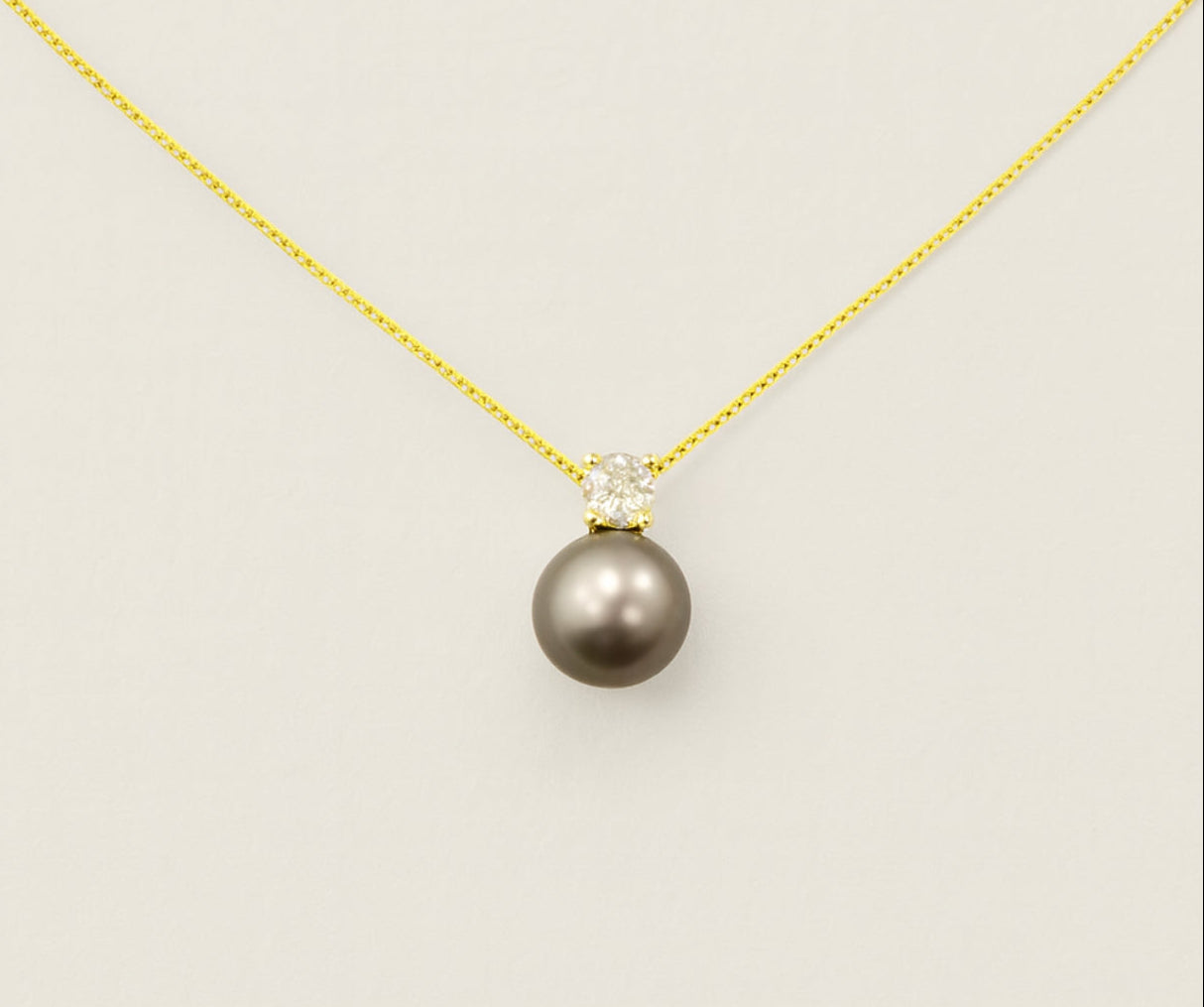 Midnight Pearl halsband
