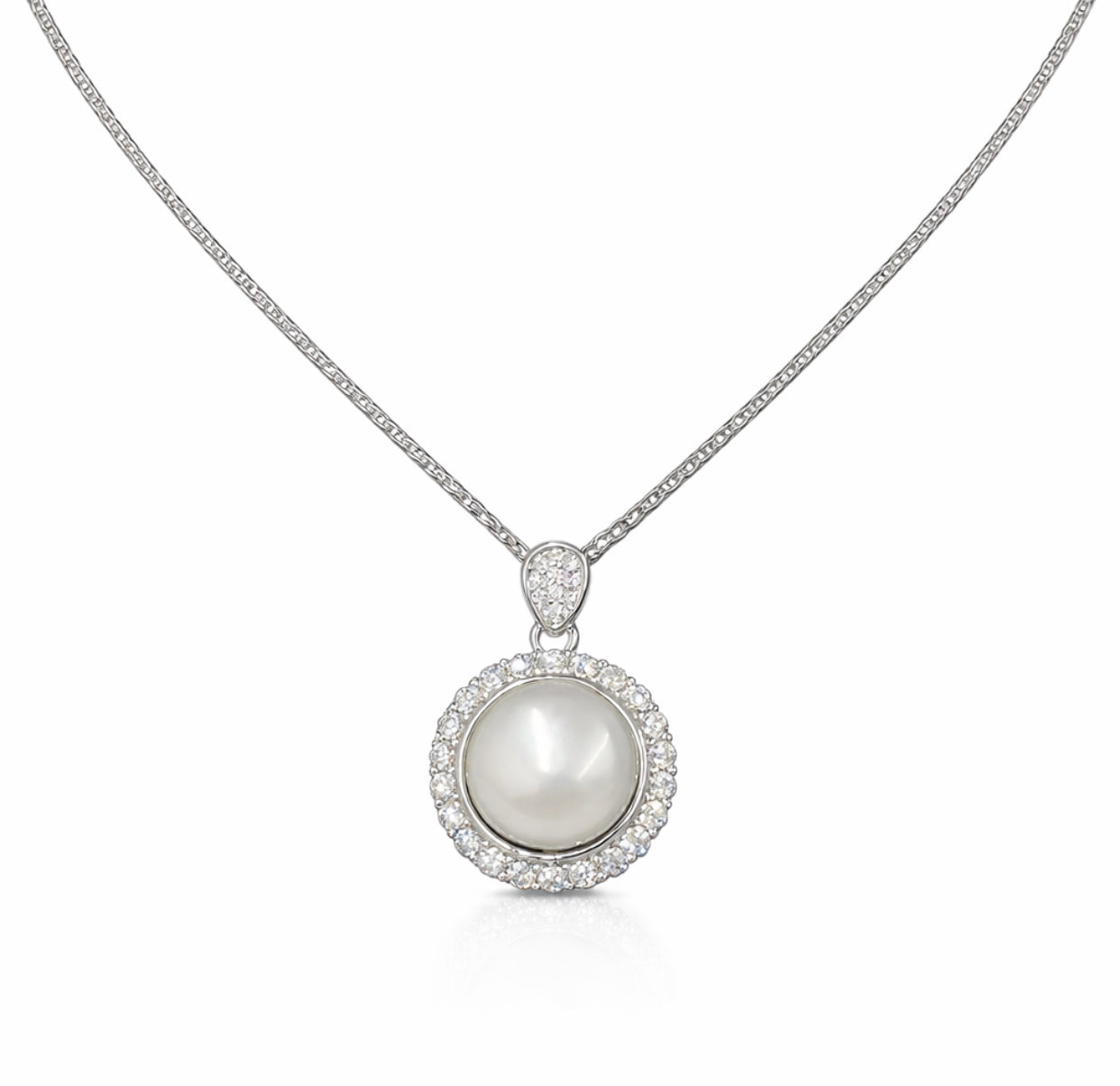Pärlglans-halsband