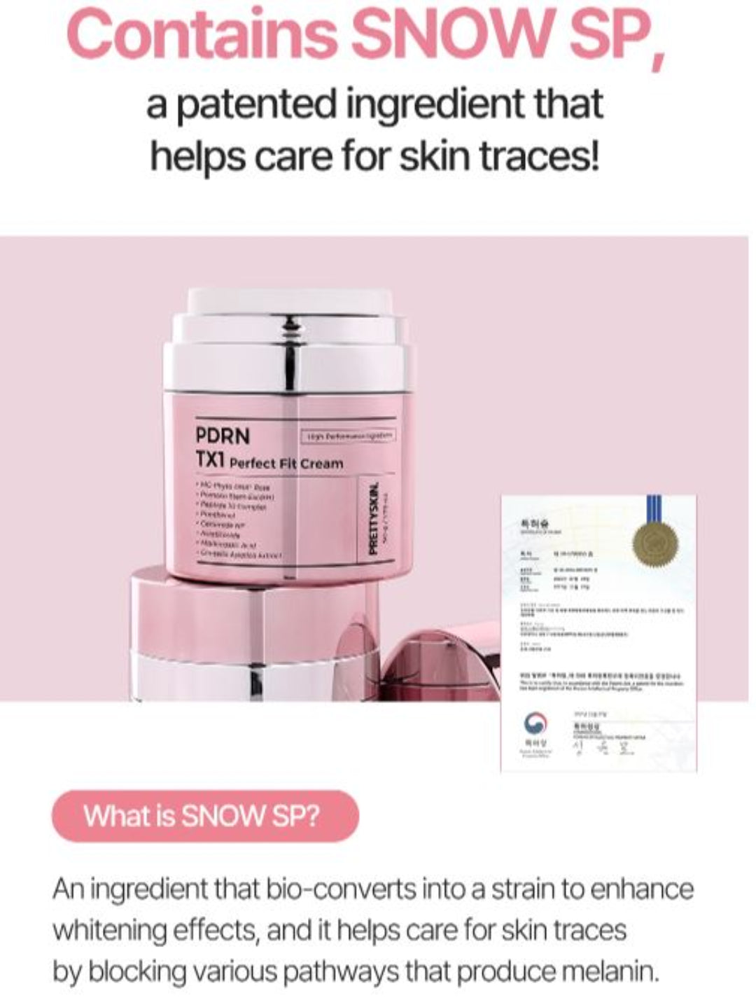 PRETTYSKIN PDRN TX1 Perfect Fit Cream